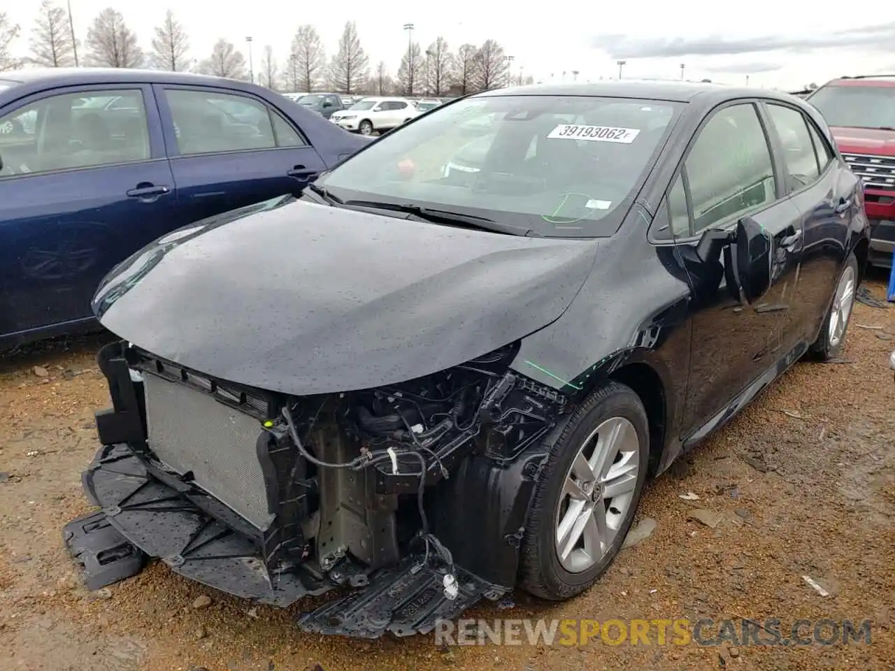 2 Photograph of a damaged car JTNK4RBE8K3057084 TOYOTA COROLLA 2019