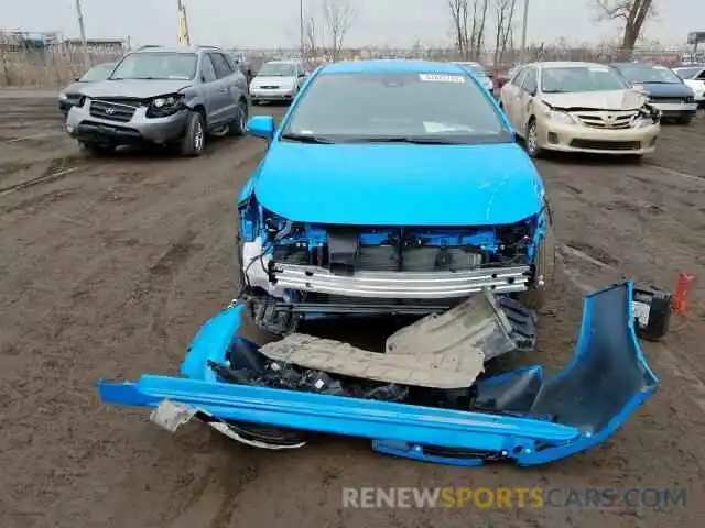 9 Photograph of a damaged car JTNK4RBE8K3059031 TOYOTA COROLLA 2019