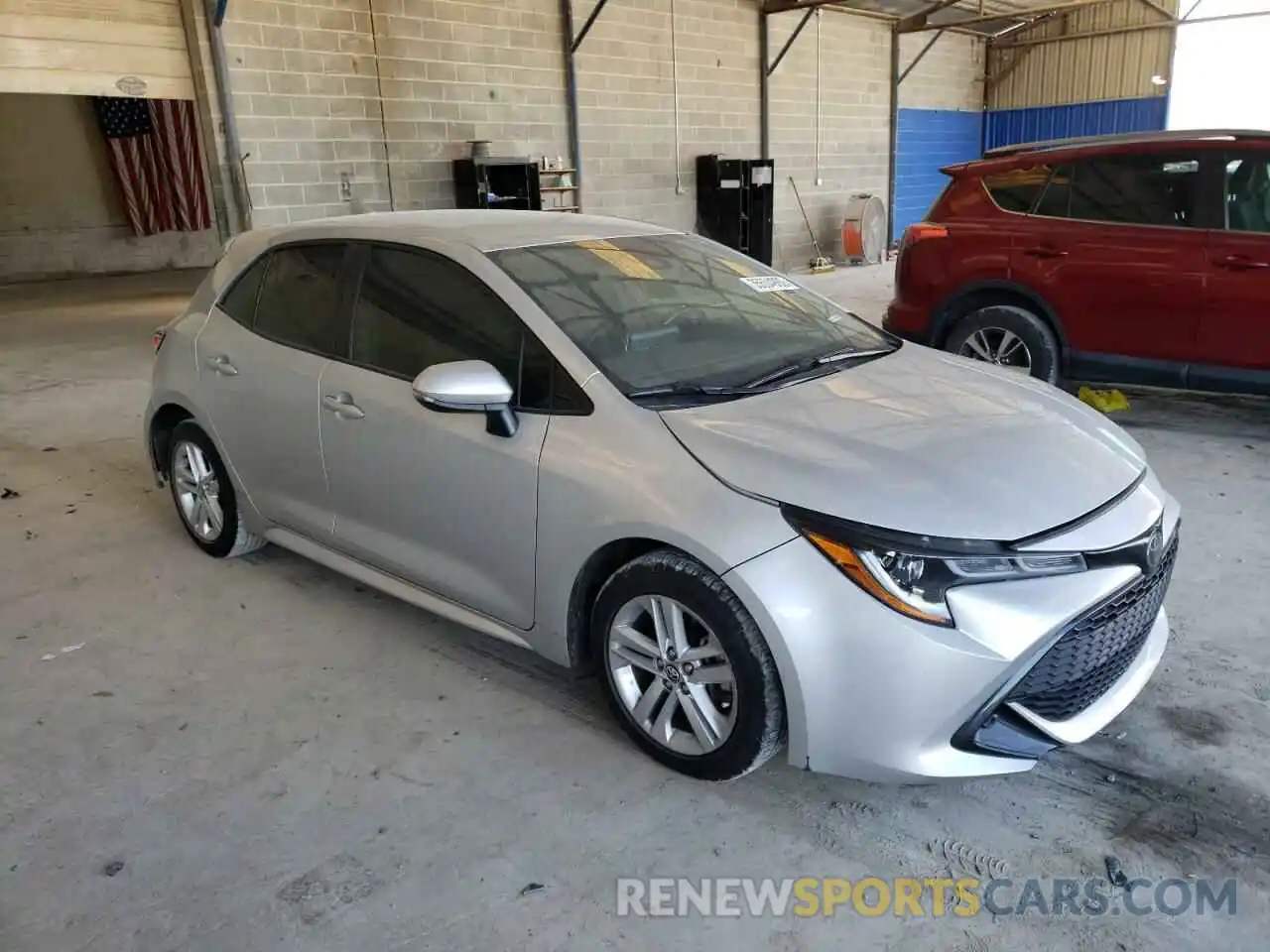 1 Photograph of a damaged car JTNK4RBE8K3060194 TOYOTA COROLLA 2019