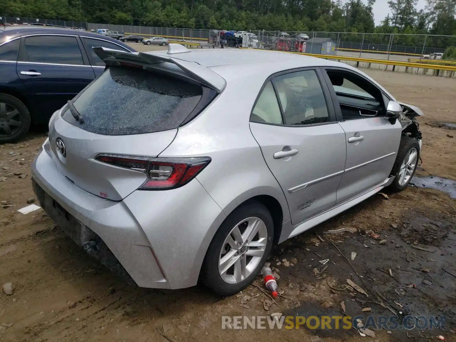 4 Photograph of a damaged car JTNK4RBE8K3062043 TOYOTA COROLLA 2019