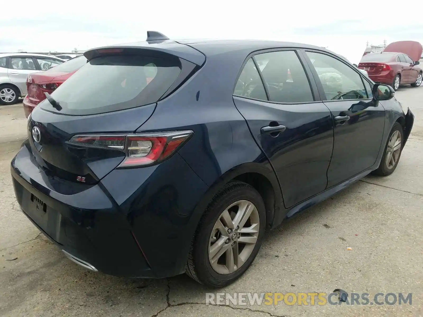 4 Photograph of a damaged car JTNK4RBE8K3062365 TOYOTA COROLLA 2019