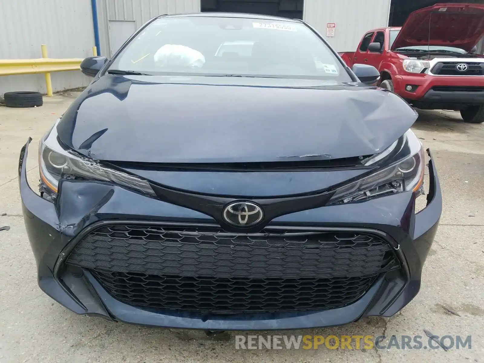 7 Photograph of a damaged car JTNK4RBE8K3062365 TOYOTA COROLLA 2019