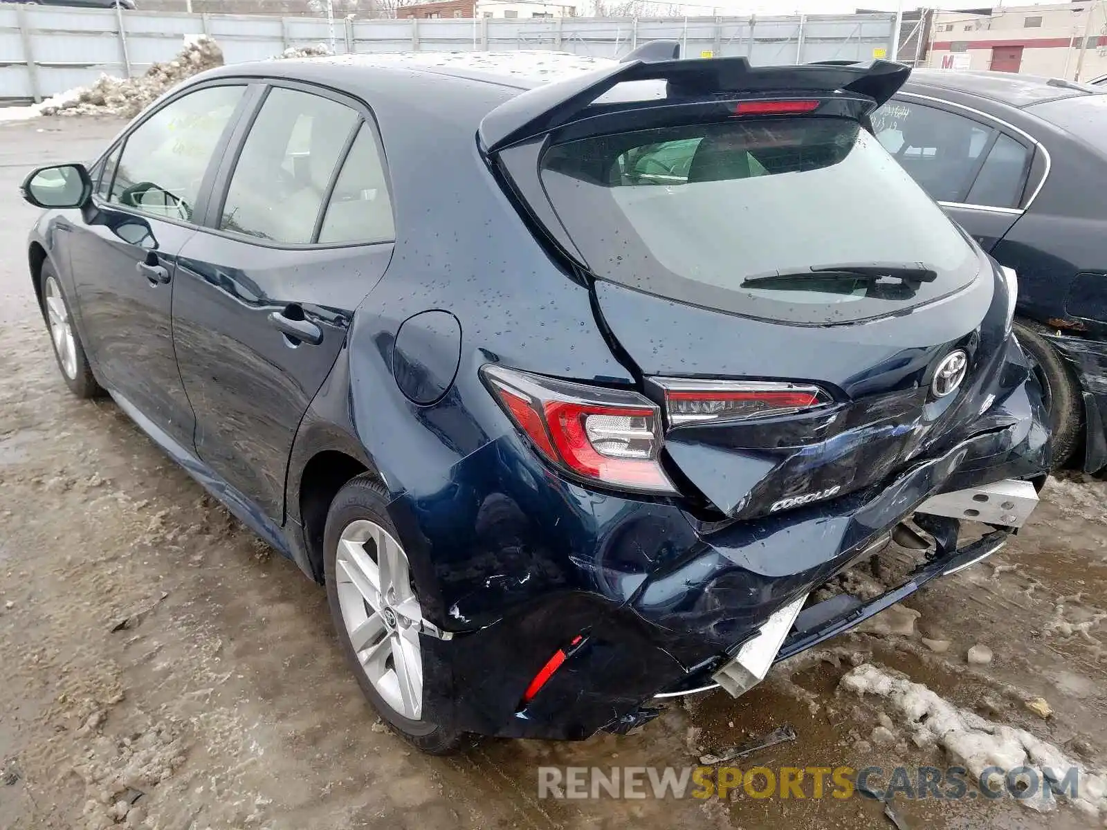 3 Photograph of a damaged car JTNK4RBE8K3063693 TOYOTA COROLLA 2019