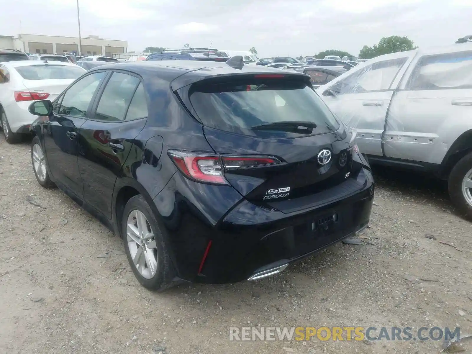 3 Photograph of a damaged car JTNK4RBE8K3064066 TOYOTA COROLLA 2019