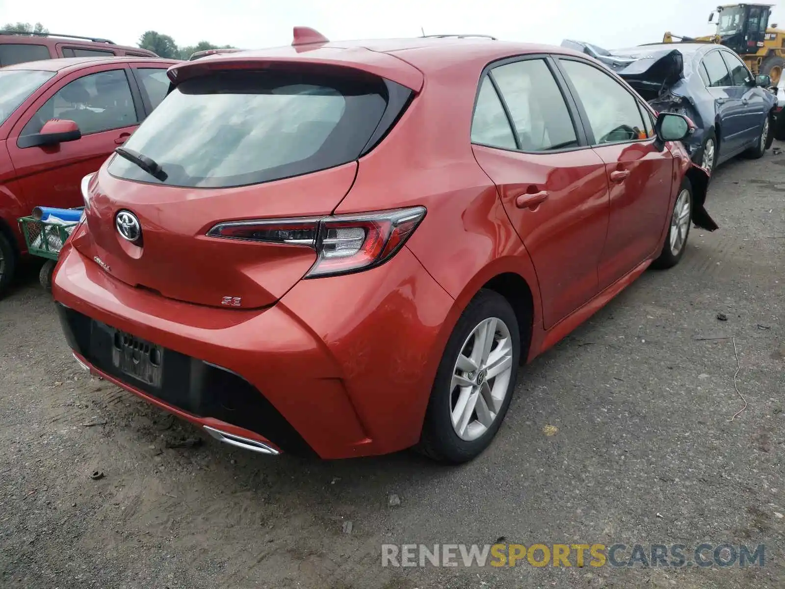 4 Photograph of a damaged car JTNK4RBE8K3069770 TOYOTA COROLLA 2019