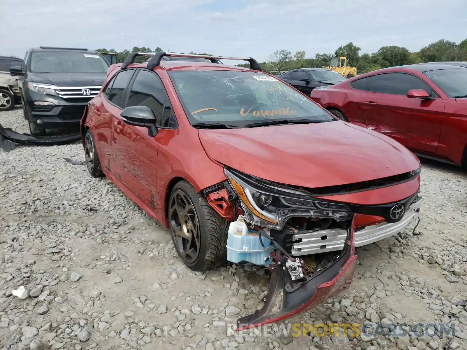 1 Фотография поврежденного автомобиля JTNK4RBE9K3000554 TOYOTA COROLLA 2019