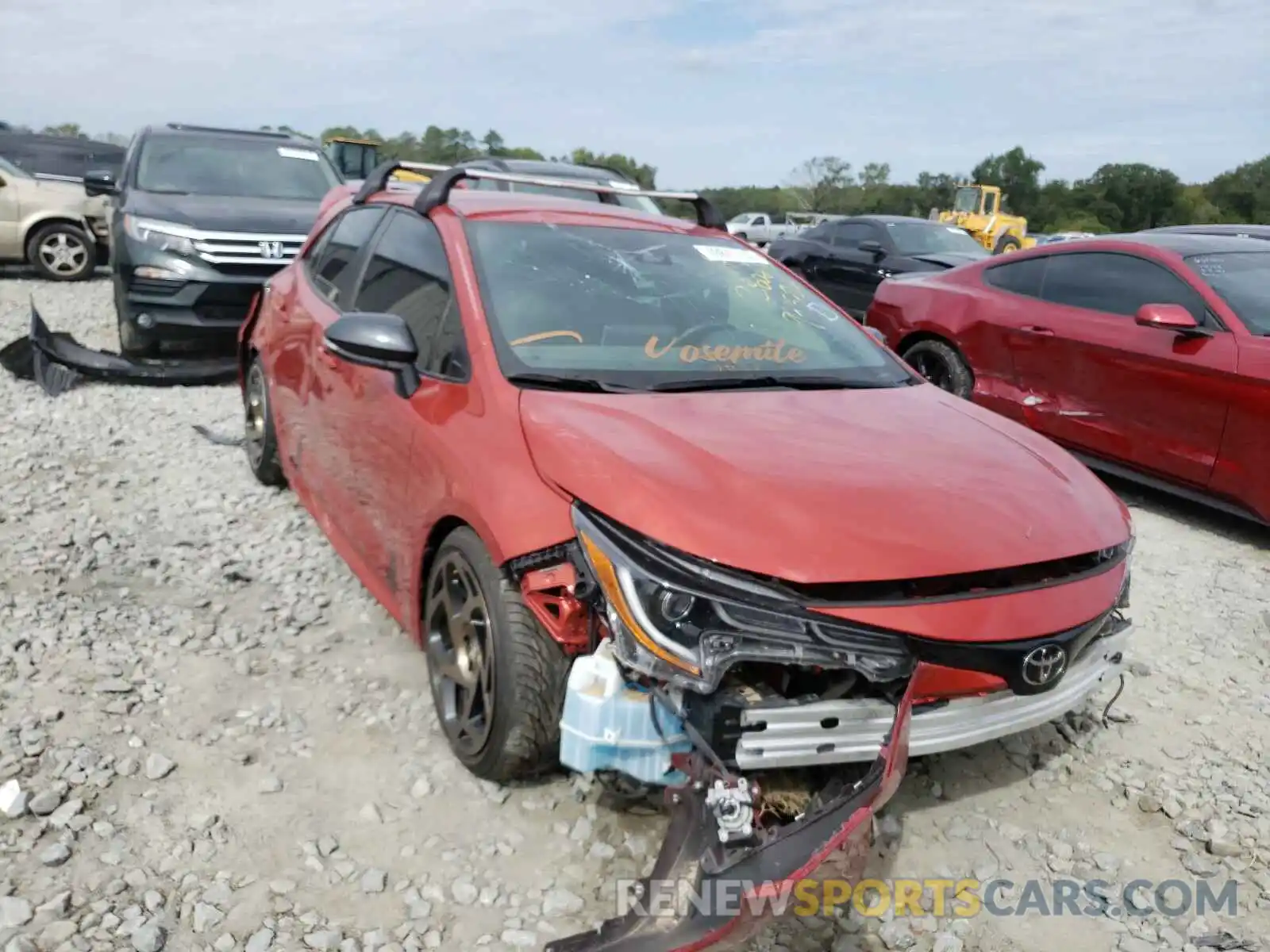 9 Photograph of a damaged car JTNK4RBE9K3000554 TOYOTA COROLLA 2019