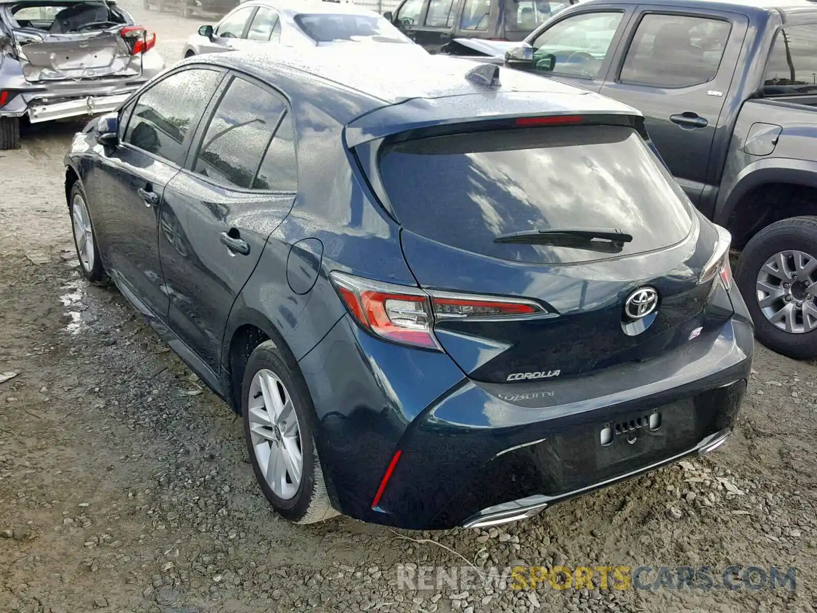 3 Photograph of a damaged car JTNK4RBE9K3003230 TOYOTA COROLLA 2019