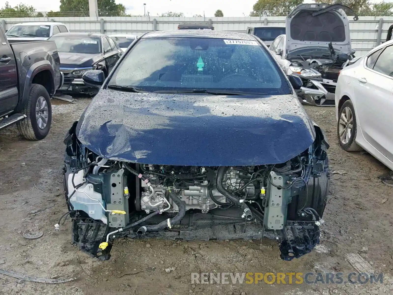 9 Photograph of a damaged car JTNK4RBE9K3003230 TOYOTA COROLLA 2019