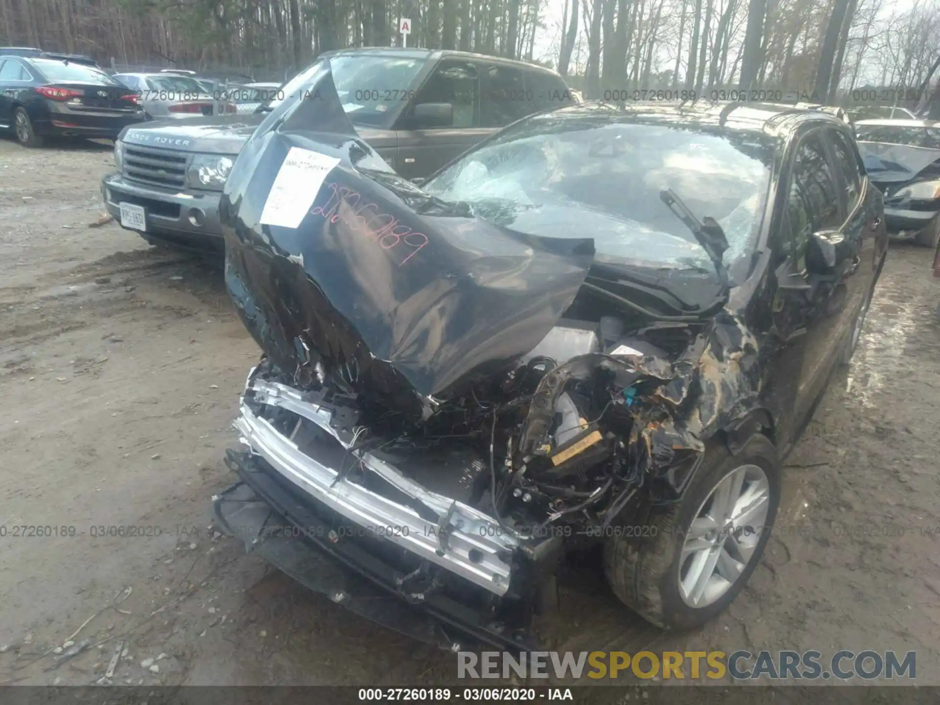 2 Photograph of a damaged car JTNK4RBE9K3003258 TOYOTA COROLLA 2019