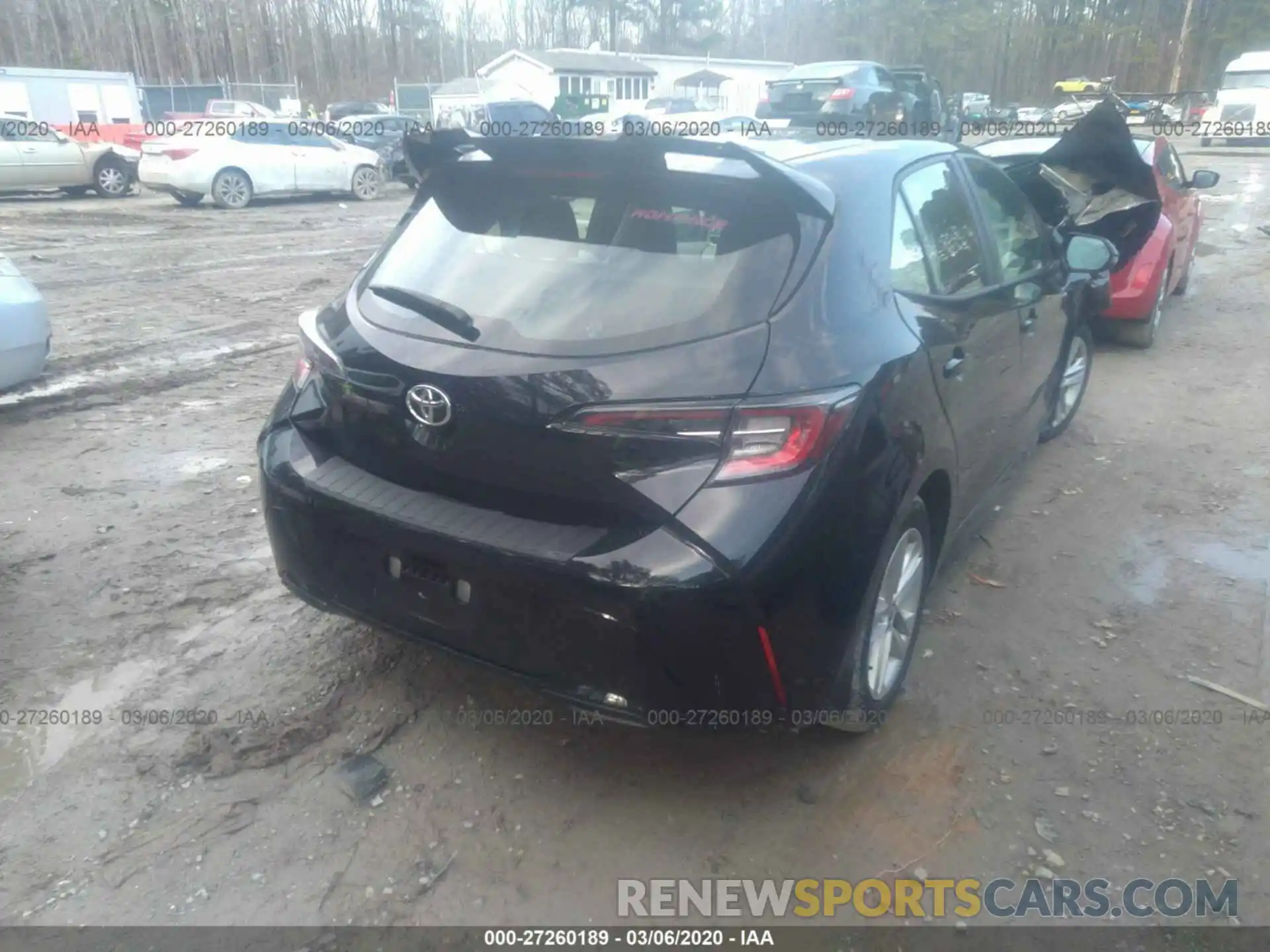 4 Photograph of a damaged car JTNK4RBE9K3003258 TOYOTA COROLLA 2019