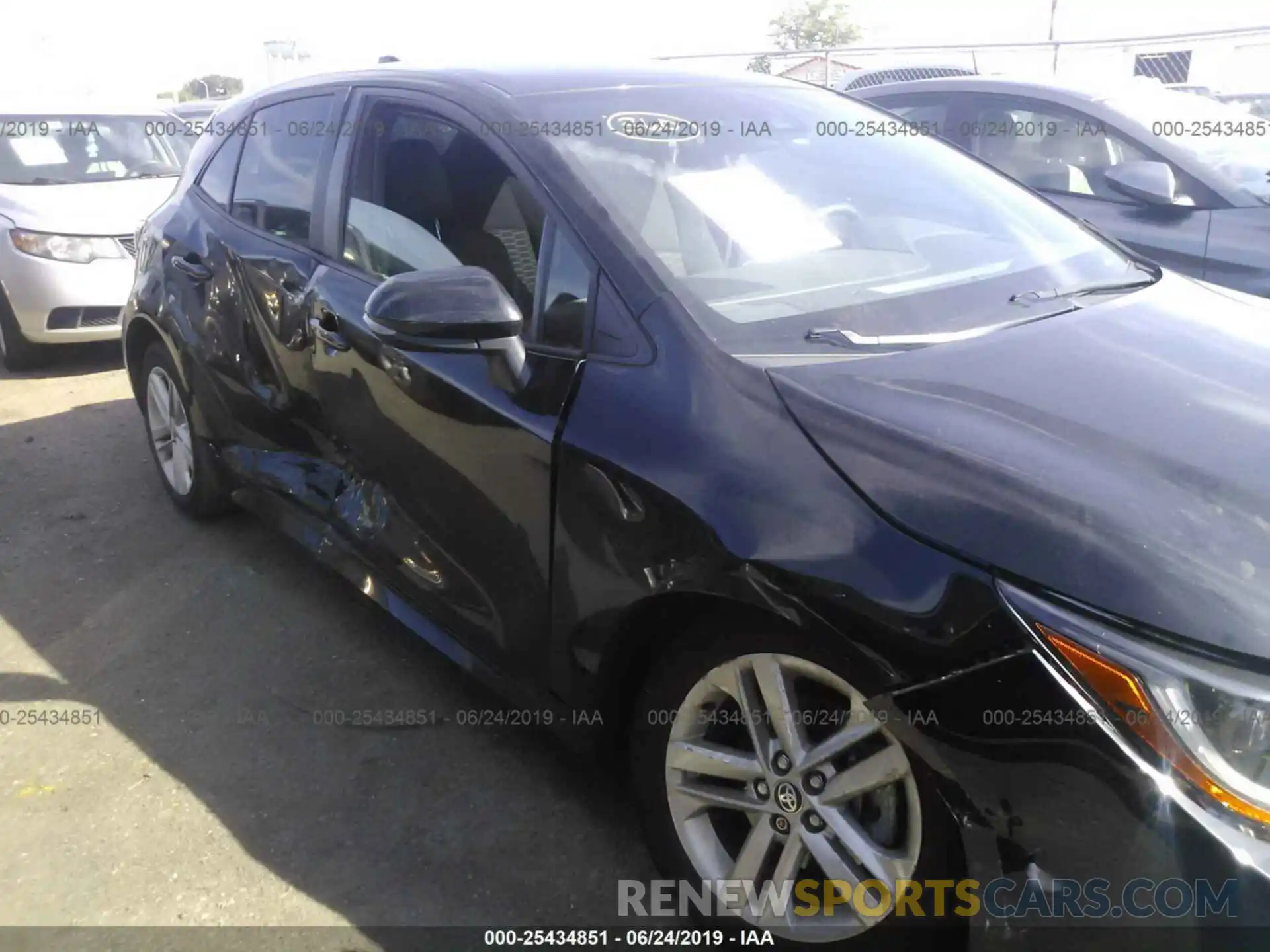 6 Photograph of a damaged car JTNK4RBE9K3003664 TOYOTA COROLLA 2019