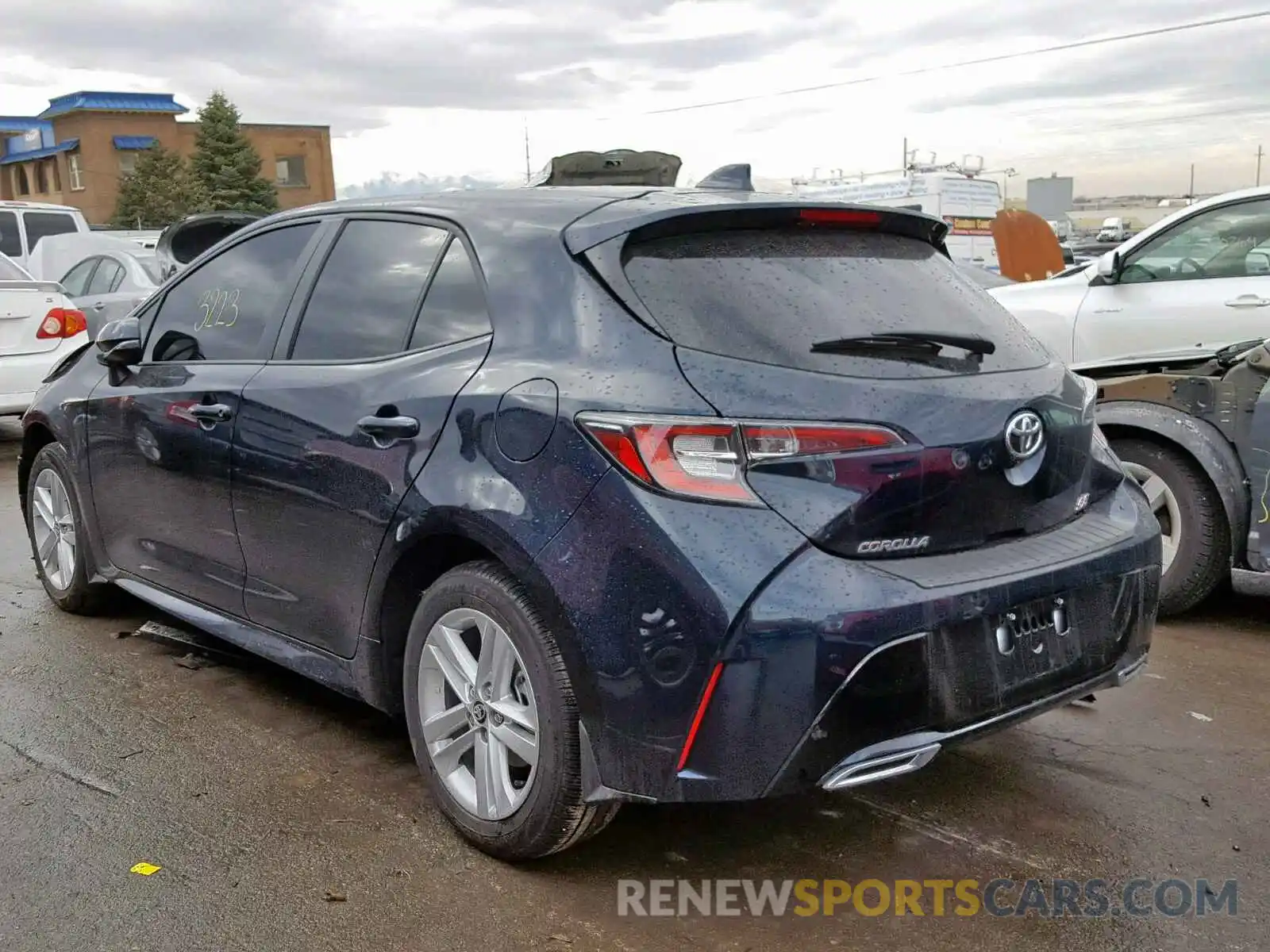 3 Photograph of a damaged car JTNK4RBE9K3004720 TOYOTA COROLLA 2019