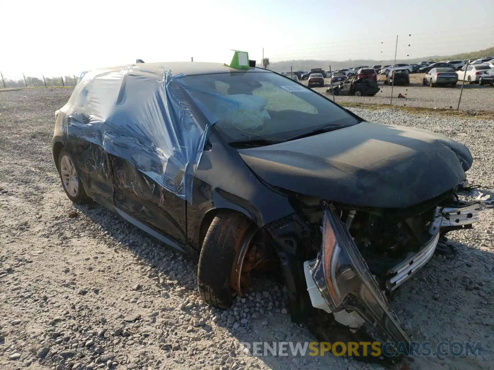 1 Photograph of a damaged car JTNK4RBE9K3004894 TOYOTA COROLLA 2019