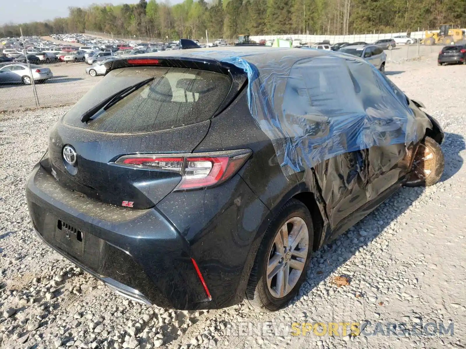 4 Photograph of a damaged car JTNK4RBE9K3004894 TOYOTA COROLLA 2019