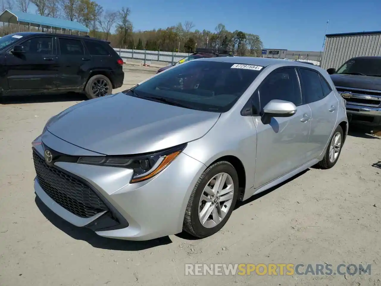 1 Photograph of a damaged car JTNK4RBE9K3007102 TOYOTA COROLLA 2019