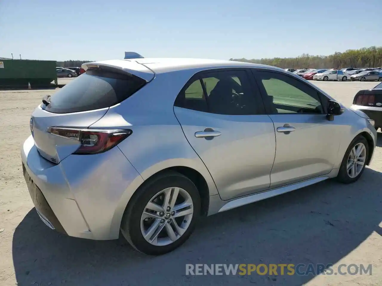 3 Photograph of a damaged car JTNK4RBE9K3007102 TOYOTA COROLLA 2019