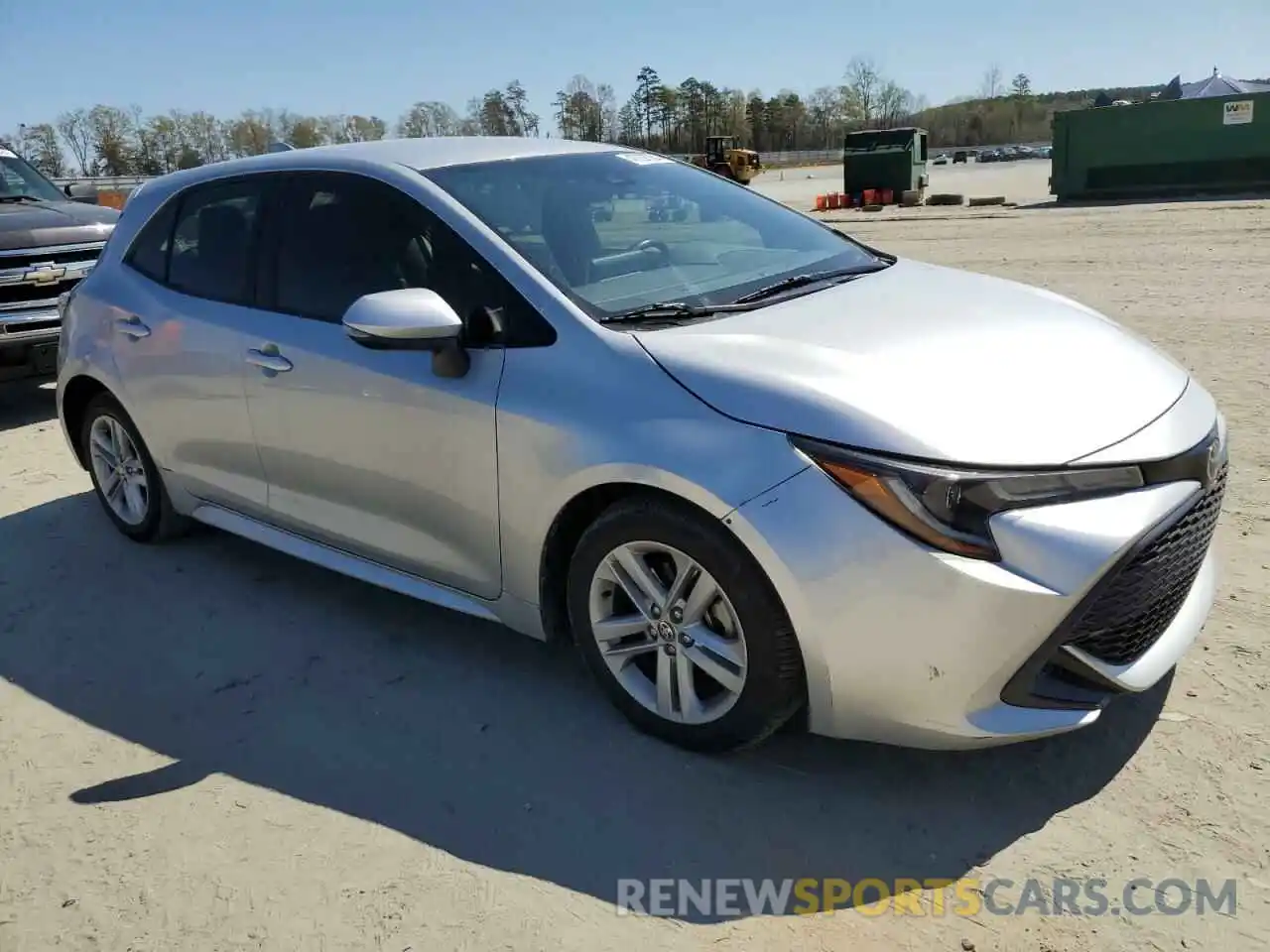 4 Photograph of a damaged car JTNK4RBE9K3007102 TOYOTA COROLLA 2019