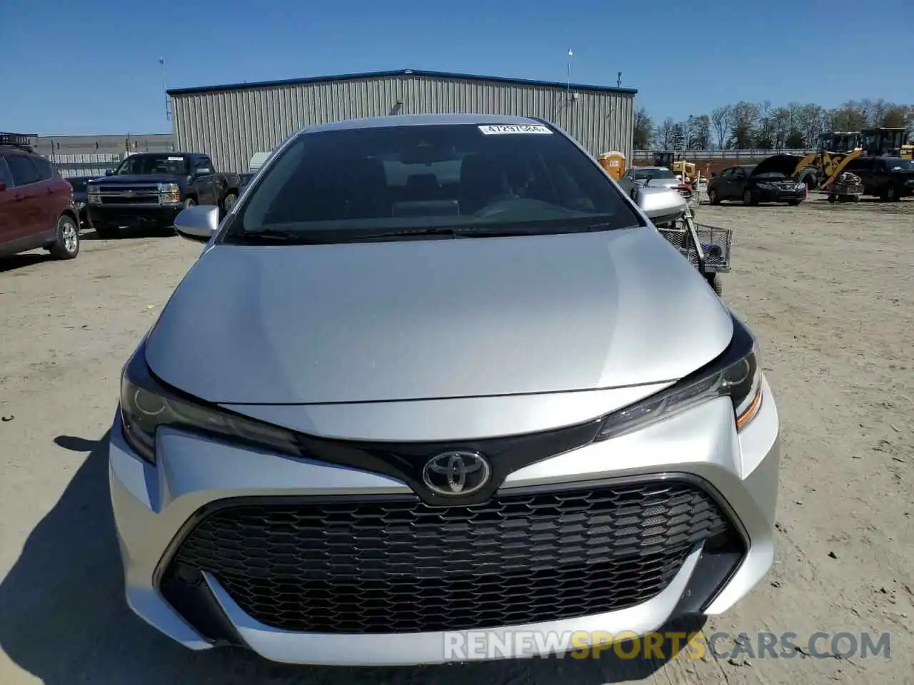 5 Photograph of a damaged car JTNK4RBE9K3007102 TOYOTA COROLLA 2019