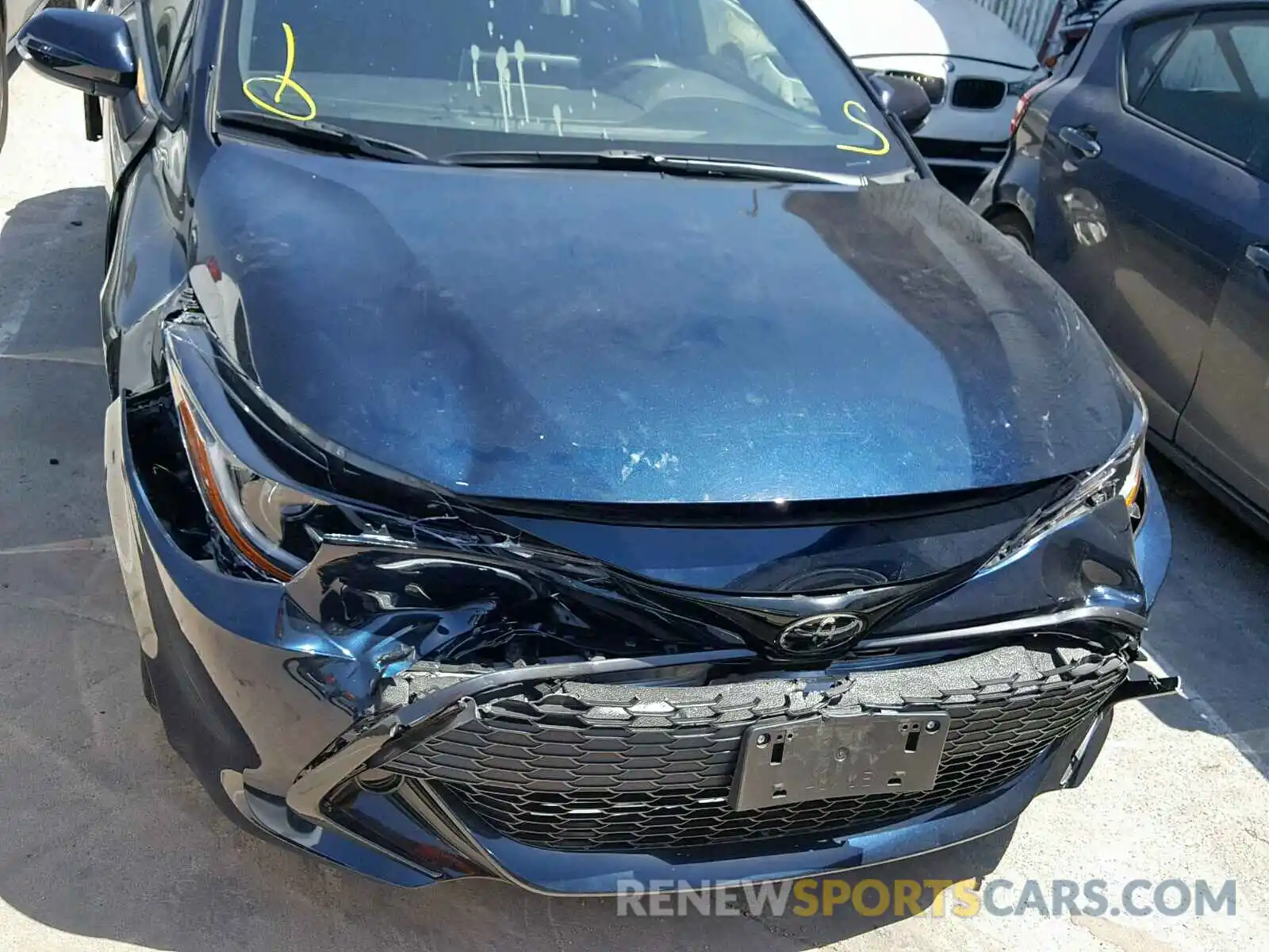 9 Photograph of a damaged car JTNK4RBE9K3008086 TOYOTA COROLLA 2019