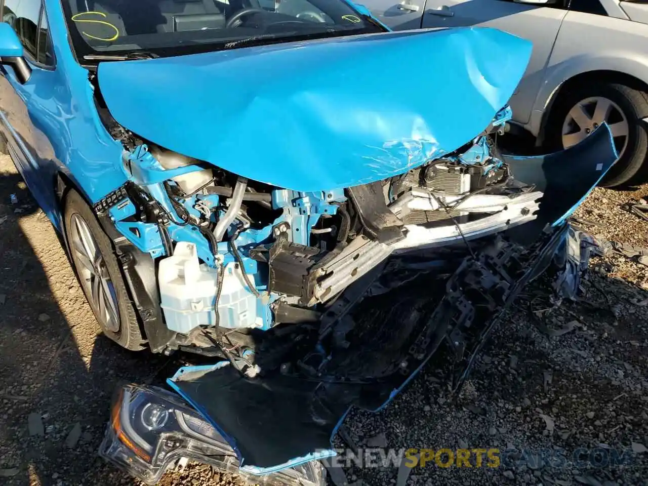 9 Photograph of a damaged car JTNK4RBE9K3008363 TOYOTA COROLLA 2019