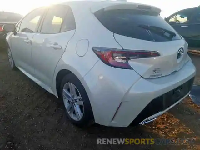 3 Photograph of a damaged car JTNK4RBE9K3010632 TOYOTA COROLLA 2019