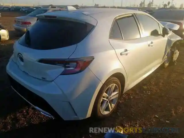 4 Photograph of a damaged car JTNK4RBE9K3010632 TOYOTA COROLLA 2019