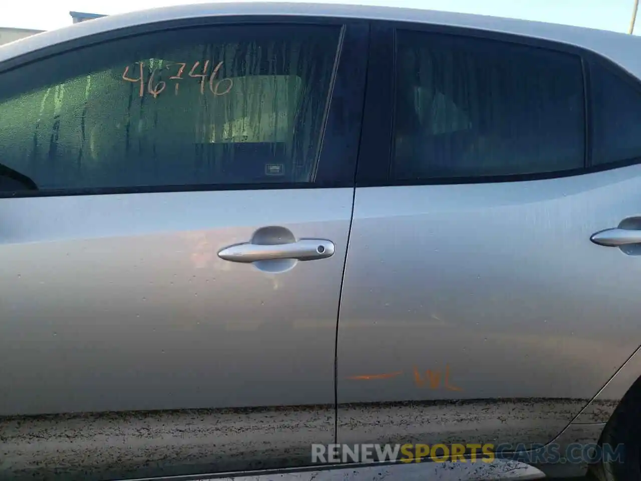 9 Photograph of a damaged car JTNK4RBE9K3010873 TOYOTA COROLLA 2019