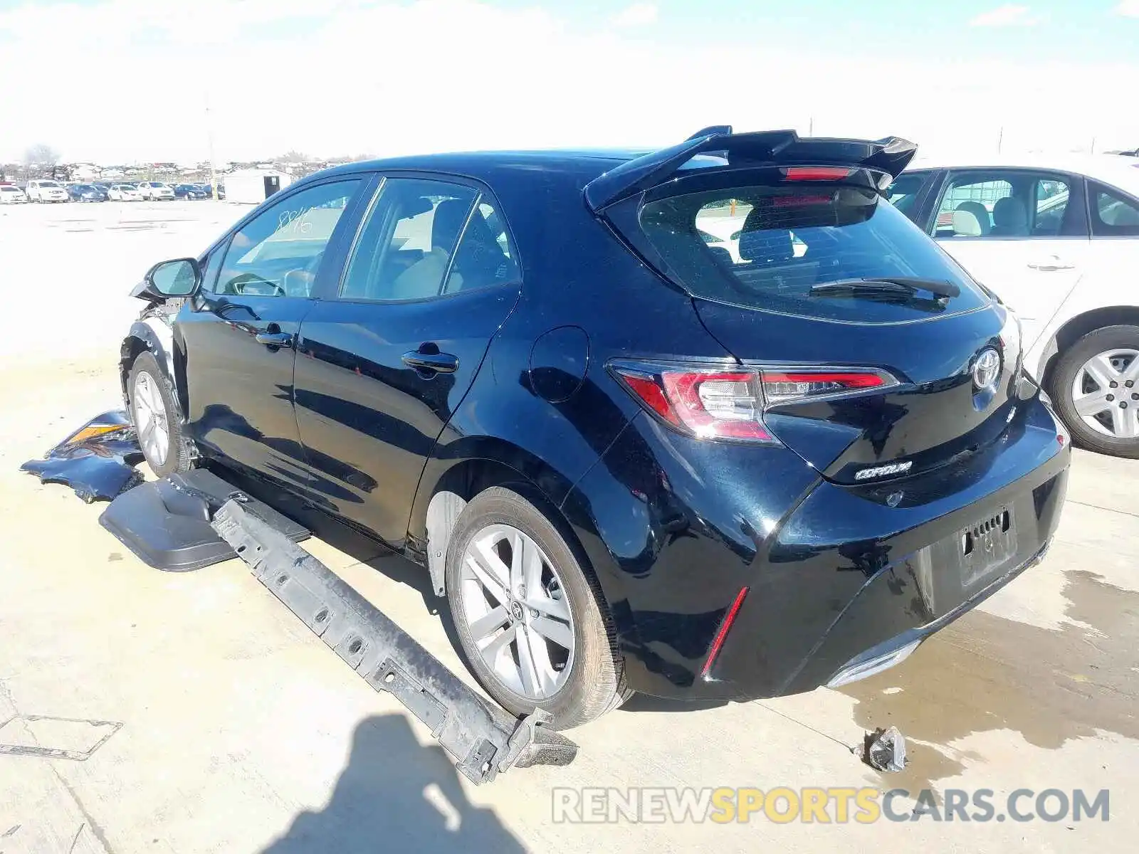 3 Photograph of a damaged car JTNK4RBE9K3011893 TOYOTA COROLLA 2019