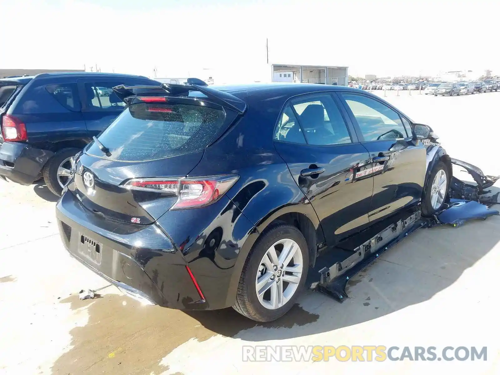 4 Photograph of a damaged car JTNK4RBE9K3011893 TOYOTA COROLLA 2019