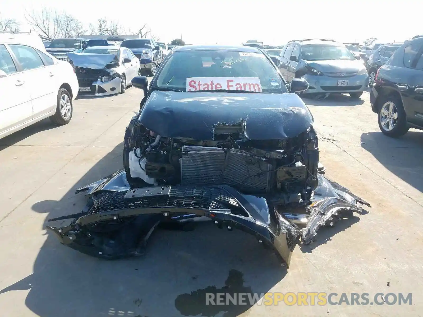 9 Photograph of a damaged car JTNK4RBE9K3011893 TOYOTA COROLLA 2019