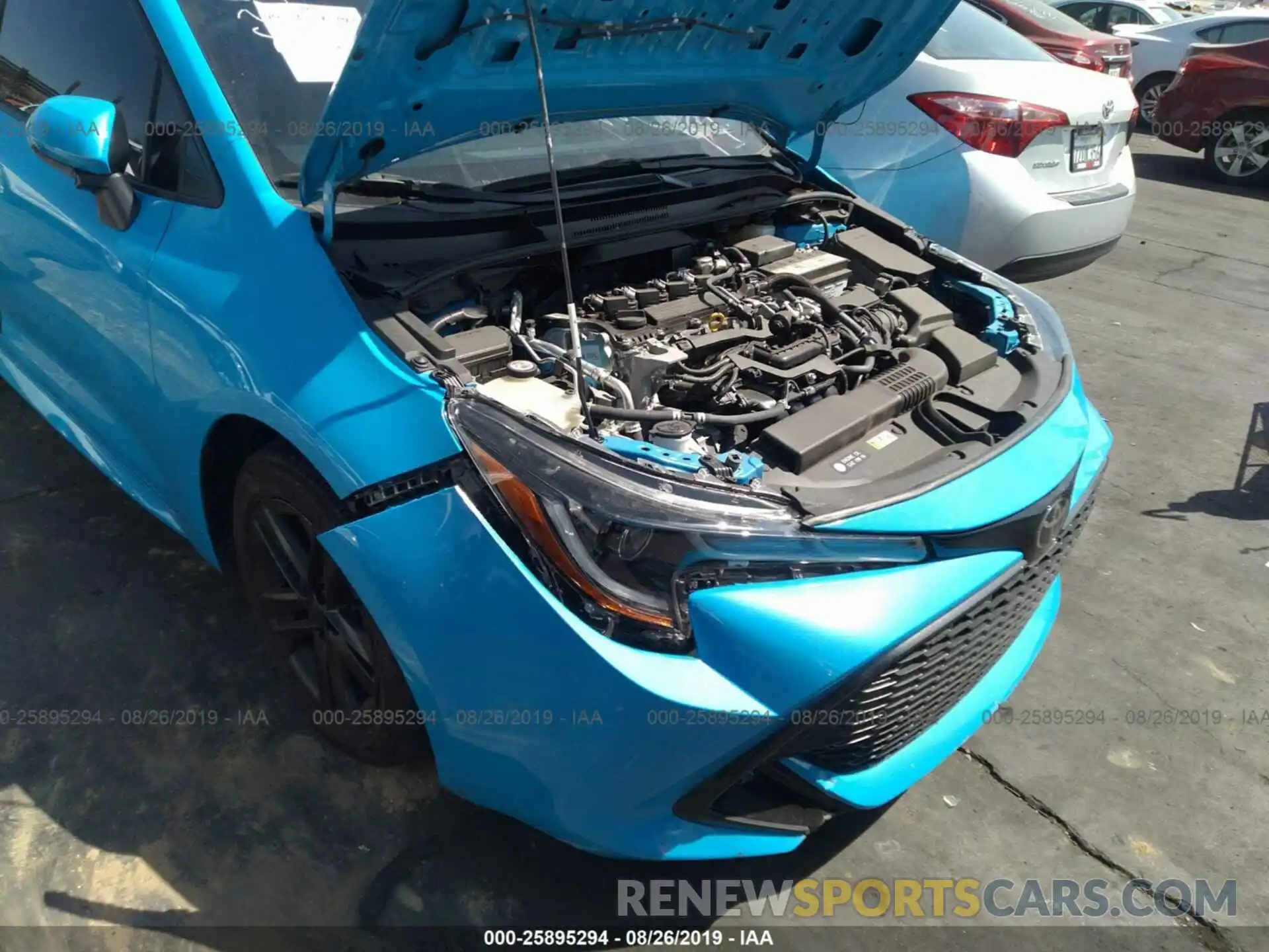 6 Photograph of a damaged car JTNK4RBE9K3012042 TOYOTA COROLLA 2019