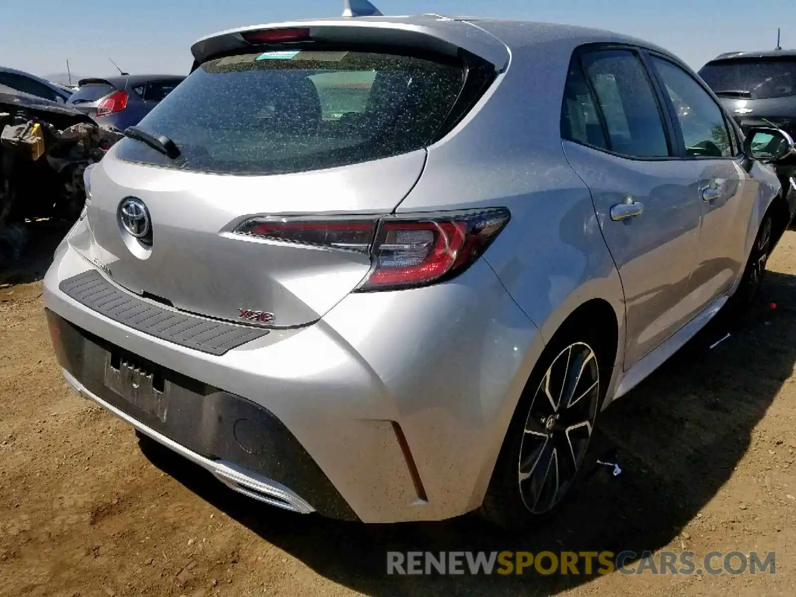 4 Photograph of a damaged car JTNK4RBE9K3014437 TOYOTA COROLLA 2019