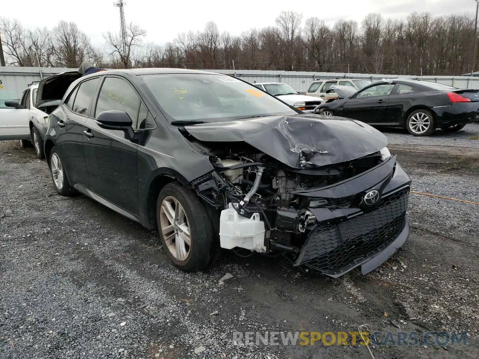 1 Photograph of a damaged car JTNK4RBE9K3015118 TOYOTA COROLLA 2019