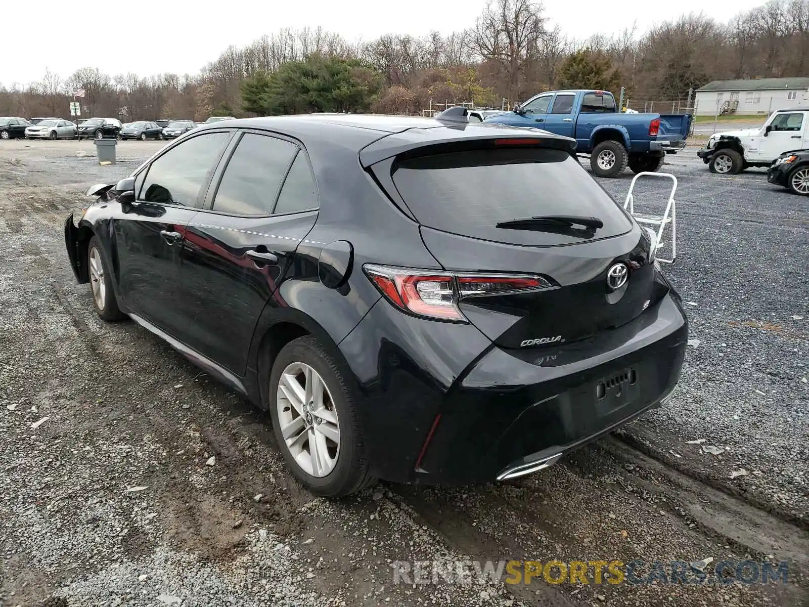 3 Photograph of a damaged car JTNK4RBE9K3015118 TOYOTA COROLLA 2019