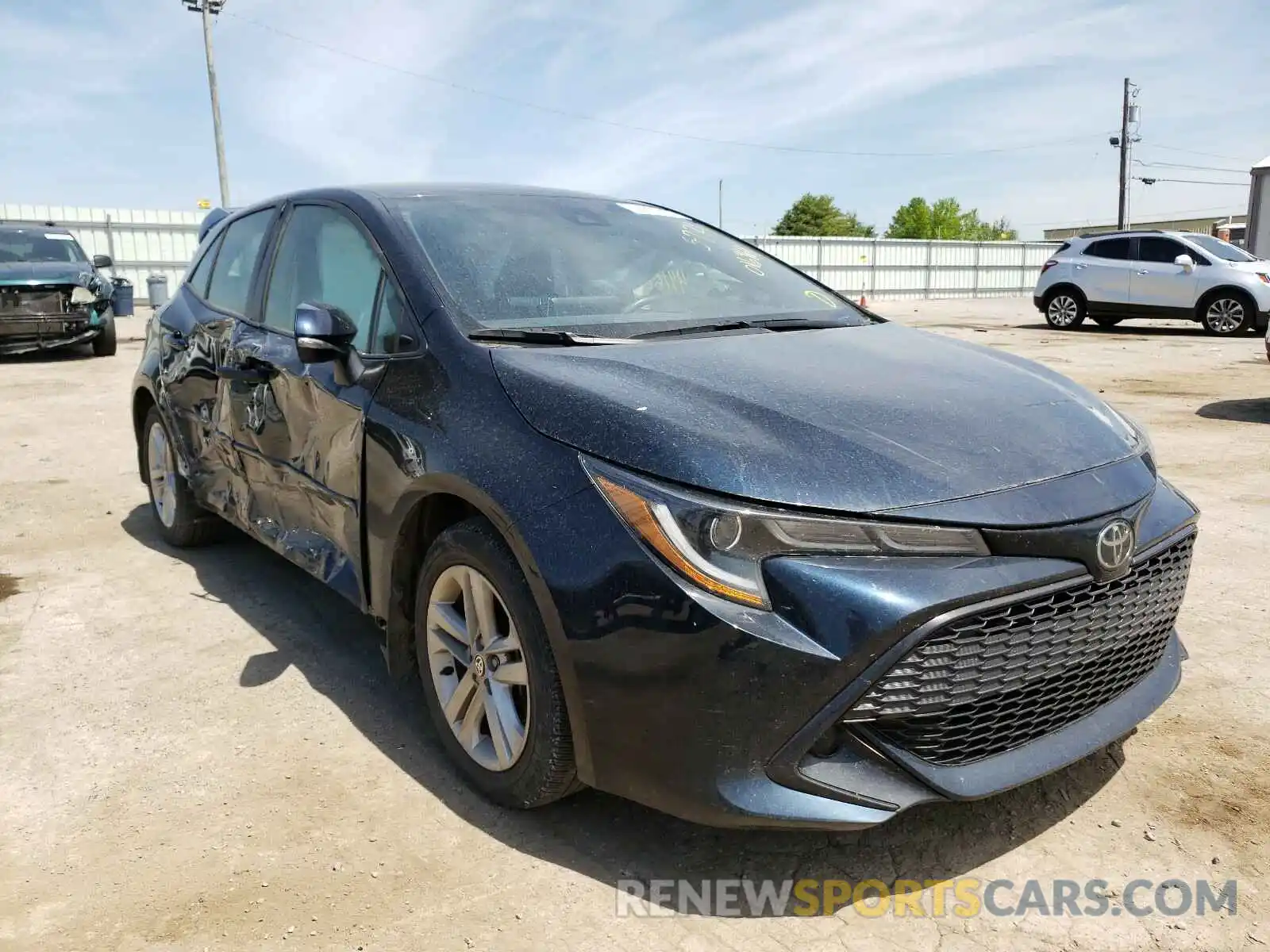 1 Photograph of a damaged car JTNK4RBE9K3016964 TOYOTA COROLLA 2019