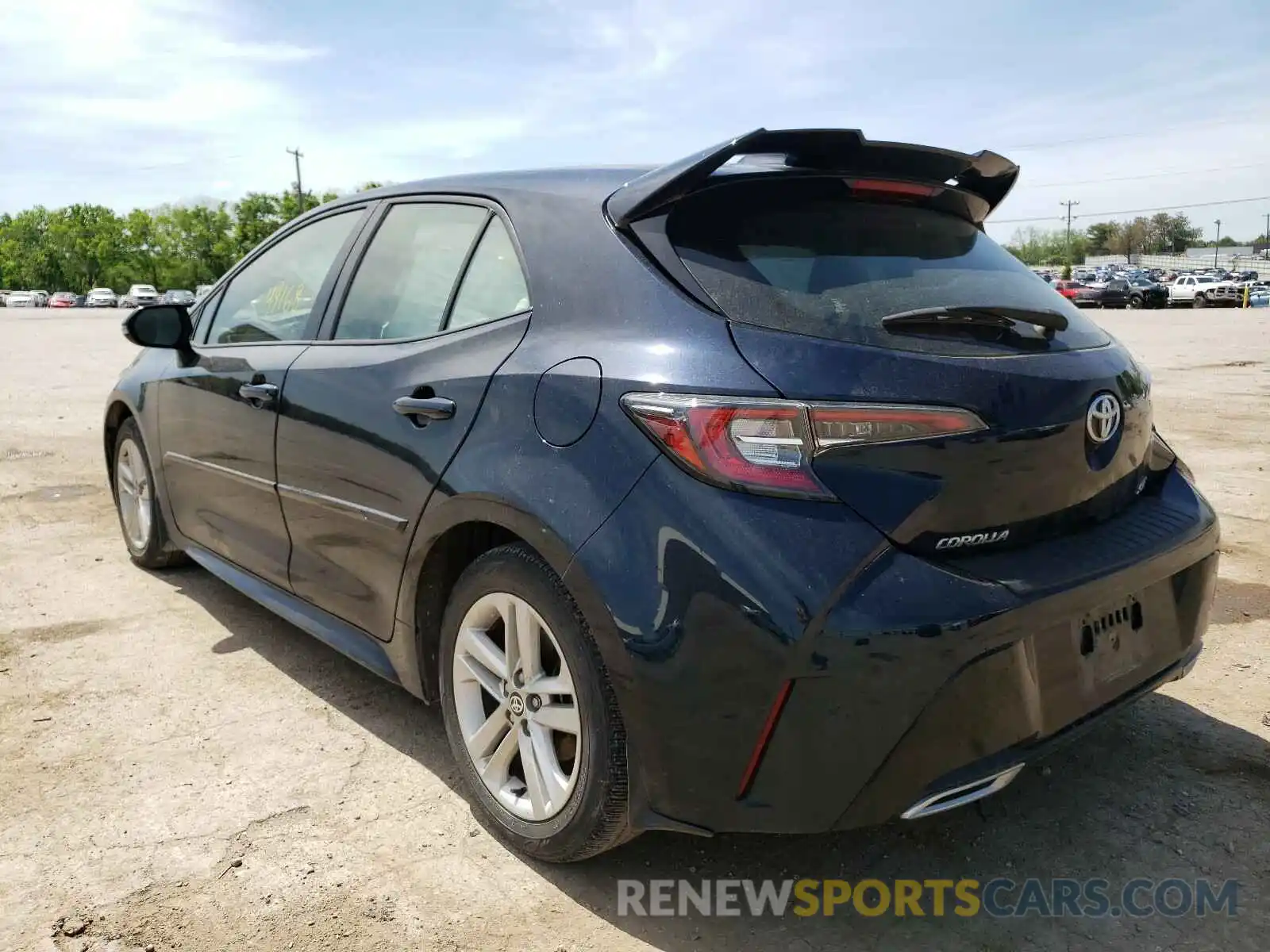 3 Photograph of a damaged car JTNK4RBE9K3016964 TOYOTA COROLLA 2019