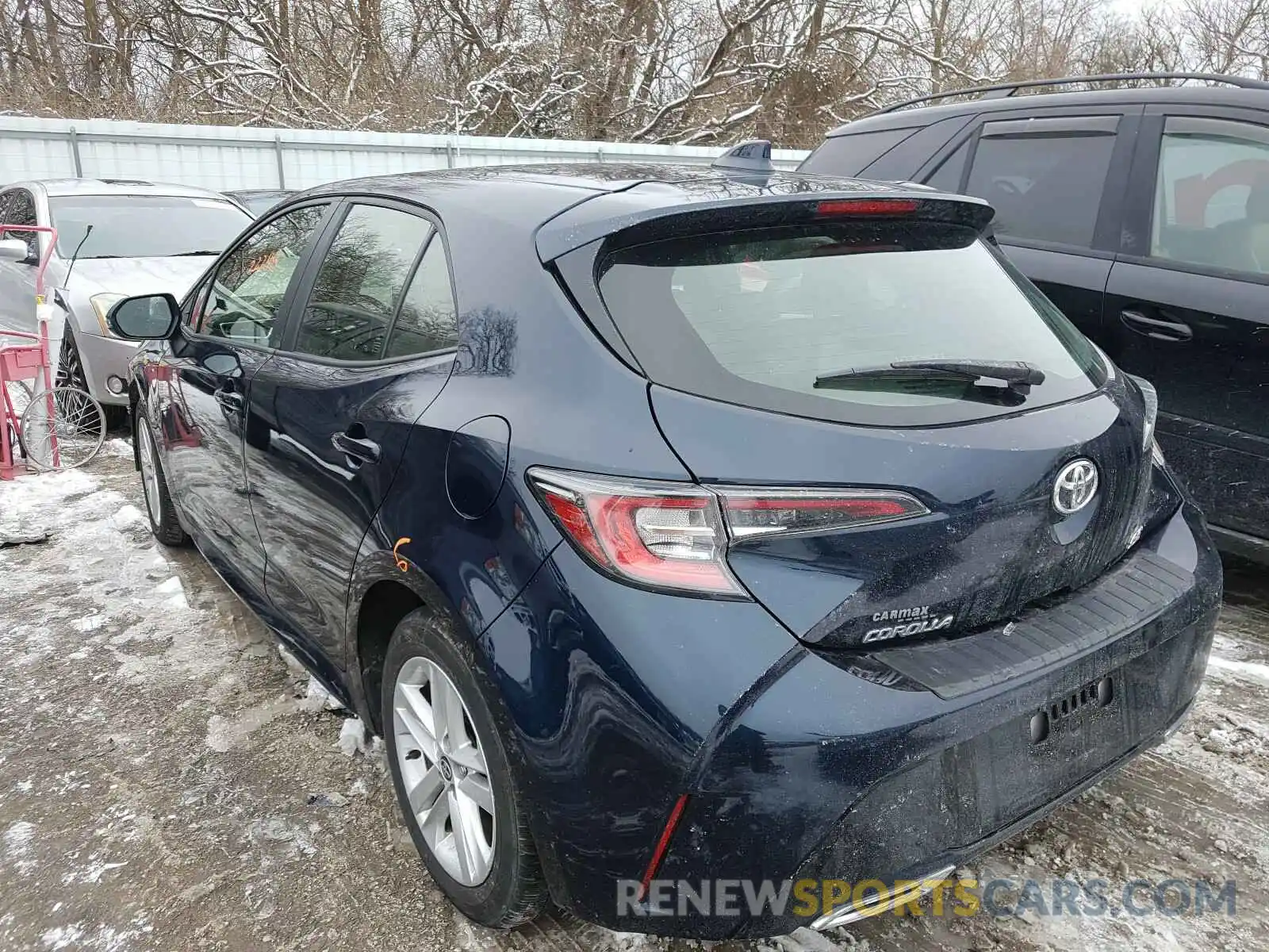 3 Photograph of a damaged car JTNK4RBE9K3018522 TOYOTA COROLLA 2019