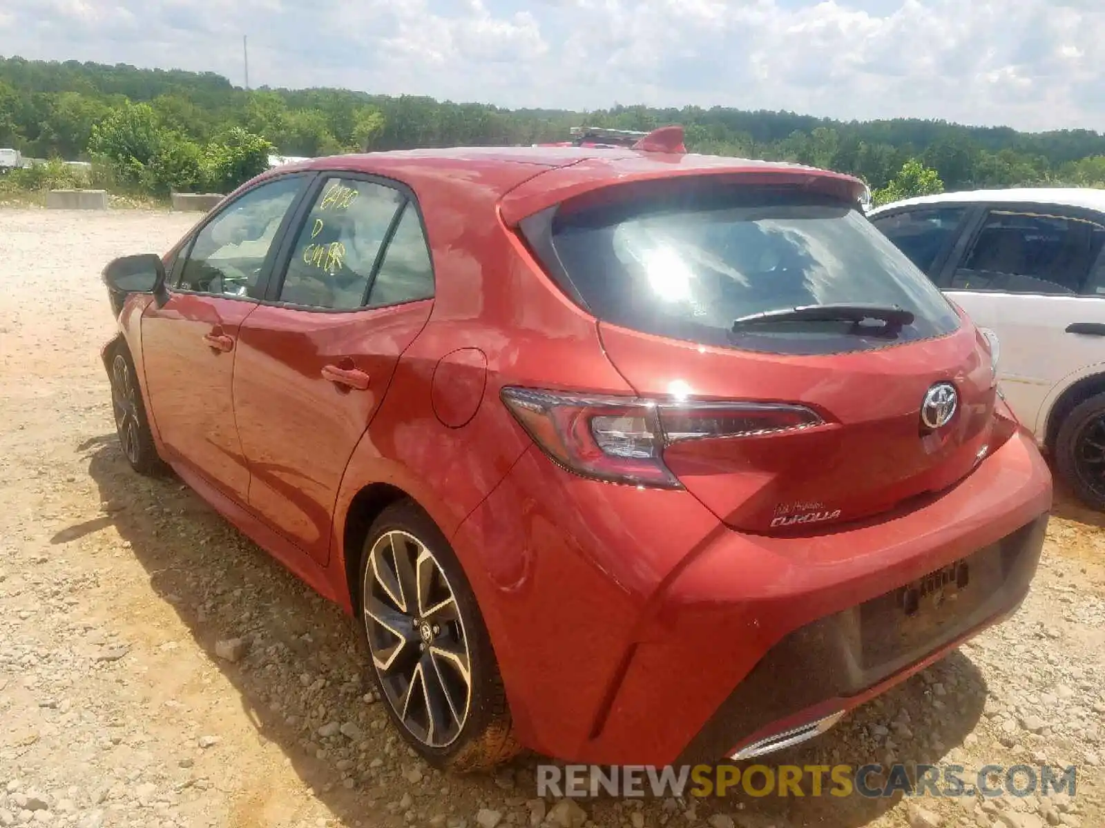 3 Photograph of a damaged car JTNK4RBE9K3019606 TOYOTA COROLLA 2019