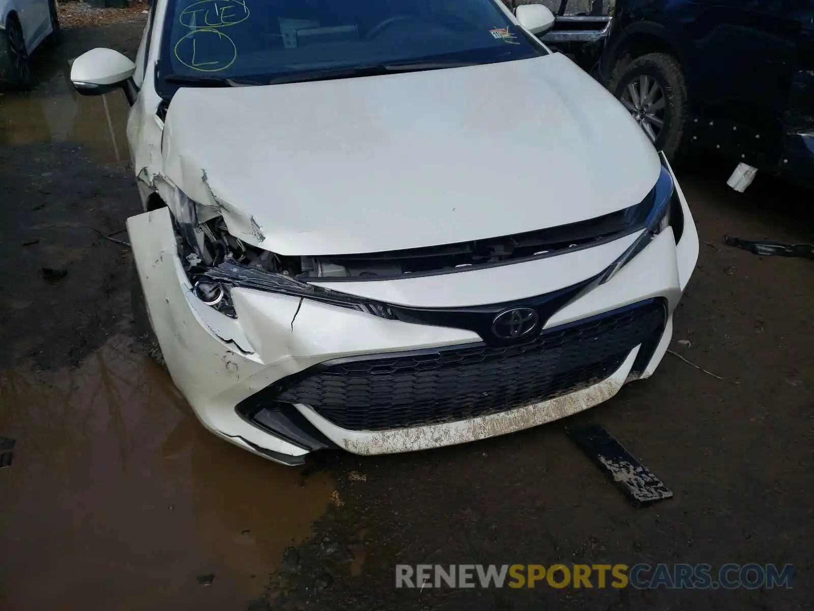 9 Photograph of a damaged car JTNK4RBE9K3021114 TOYOTA COROLLA 2019