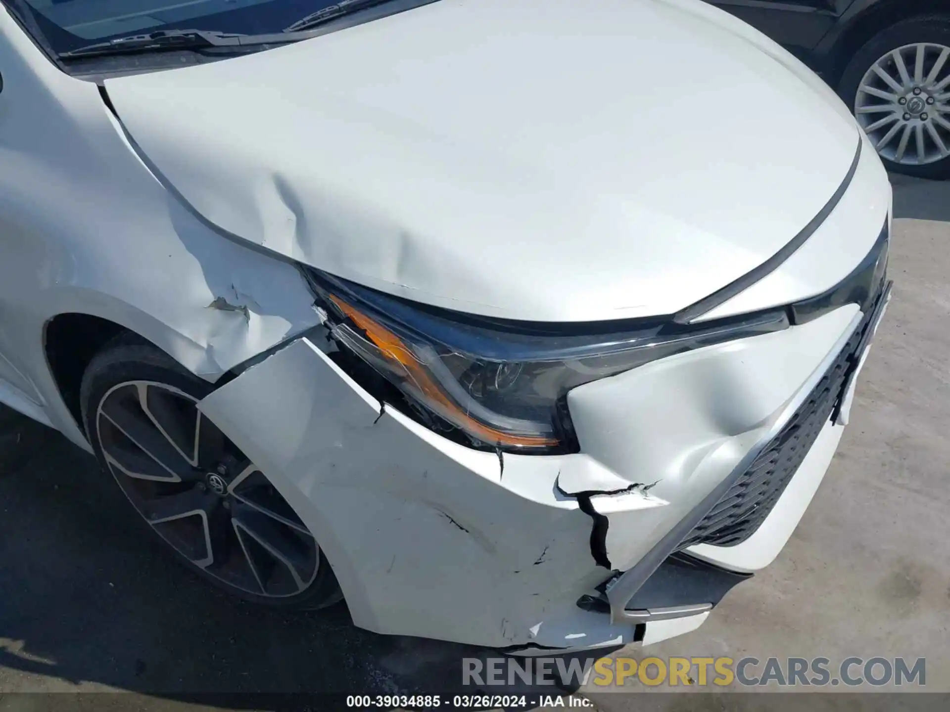 17 Photograph of a damaged car JTNK4RBE9K3024711 TOYOTA COROLLA 2019