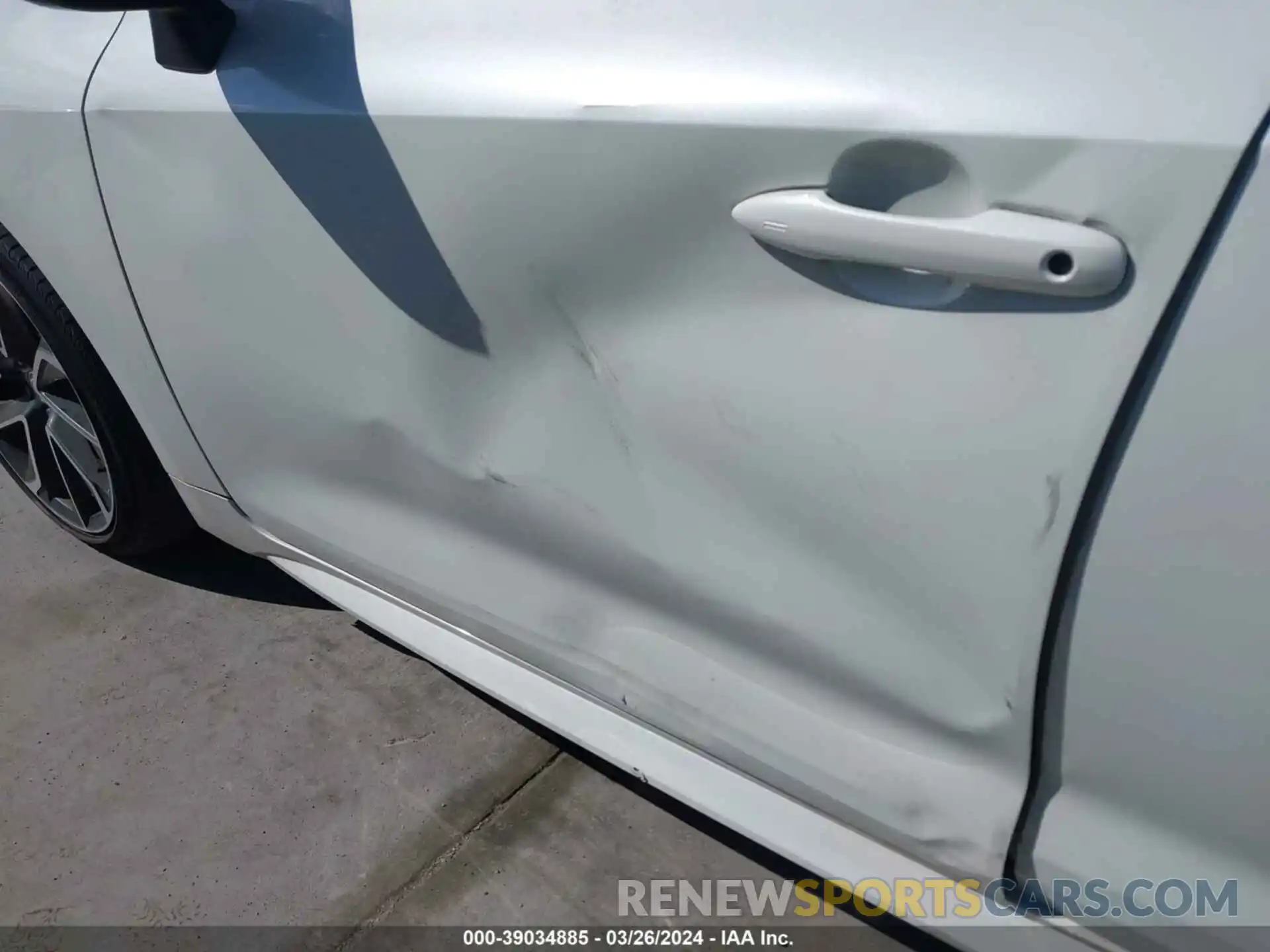 19 Photograph of a damaged car JTNK4RBE9K3024711 TOYOTA COROLLA 2019