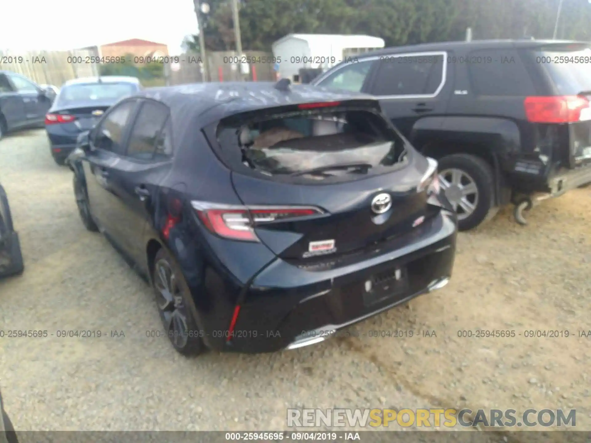 3 Photograph of a damaged car JTNK4RBE9K3027852 TOYOTA COROLLA 2019