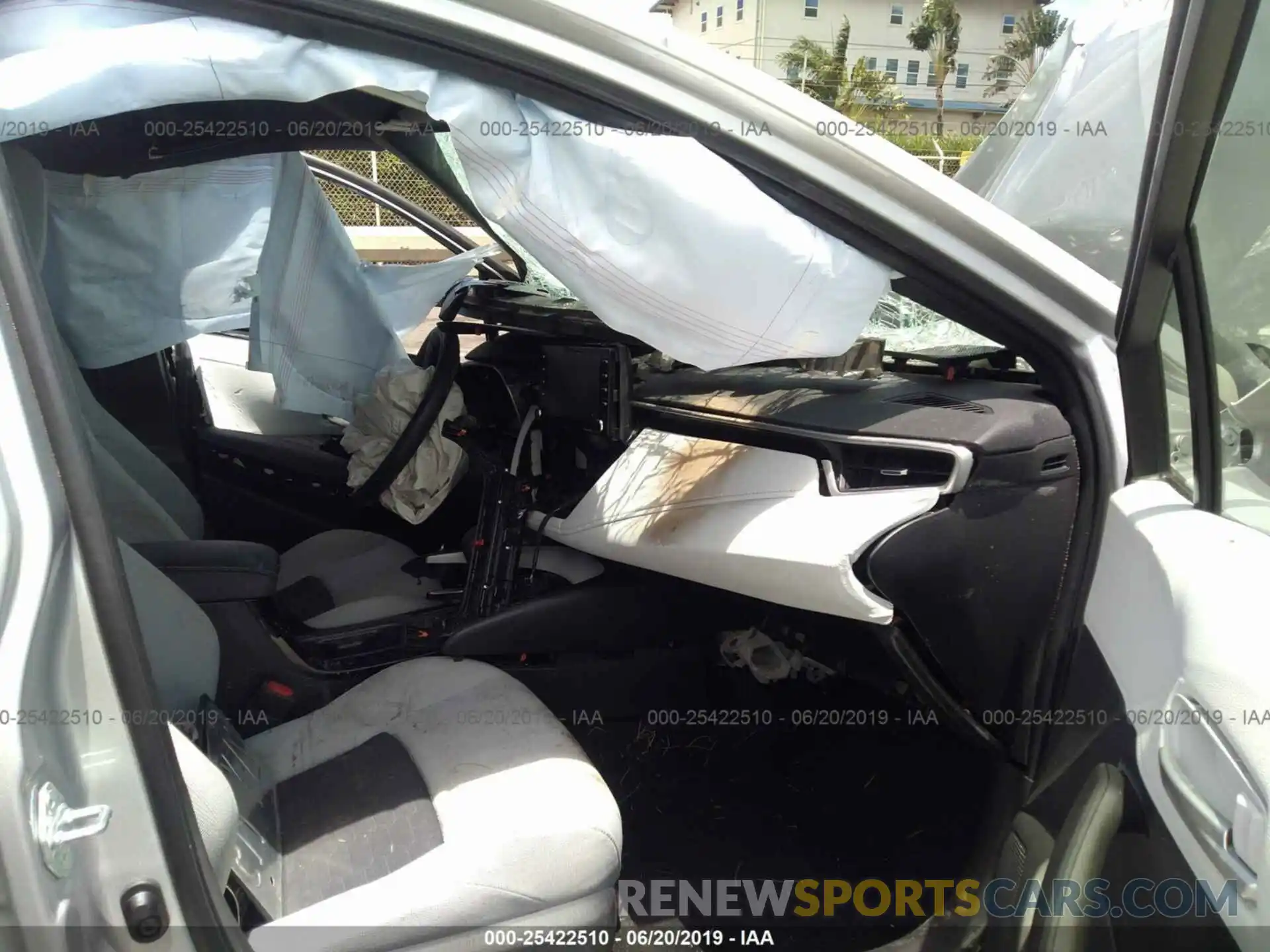 5 Photograph of a damaged car JTNK4RBE9K3028404 TOYOTA COROLLA 2019