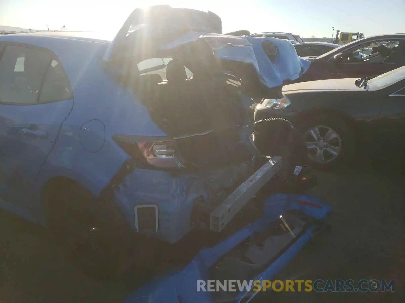 9 Photograph of a damaged car JTNK4RBE9K3028662 TOYOTA COROLLA 2019