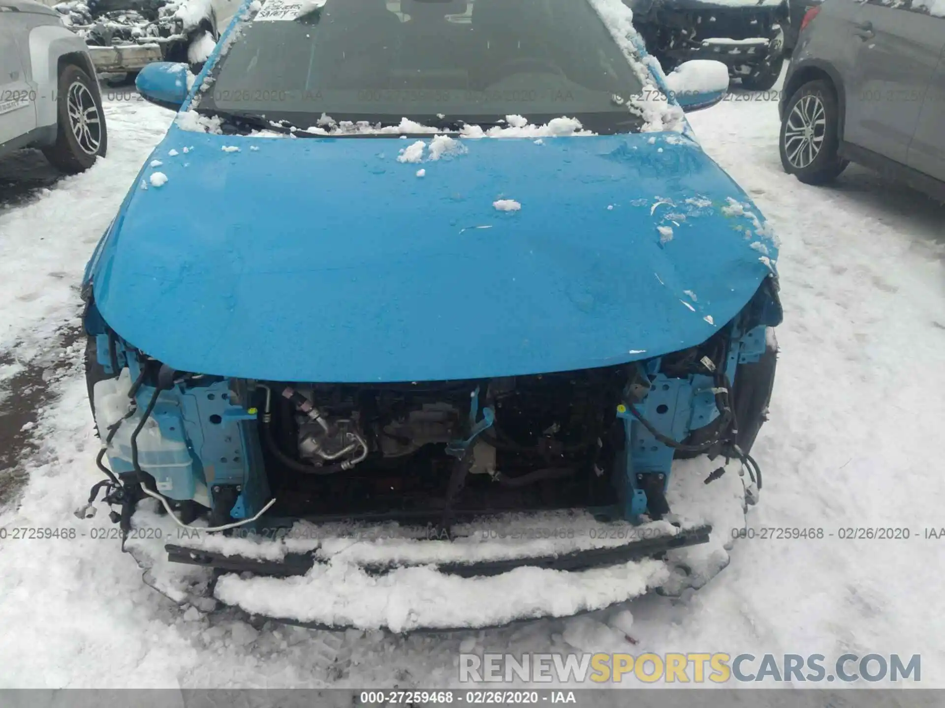 6 Photograph of a damaged car JTNK4RBE9K3029570 TOYOTA COROLLA 2019