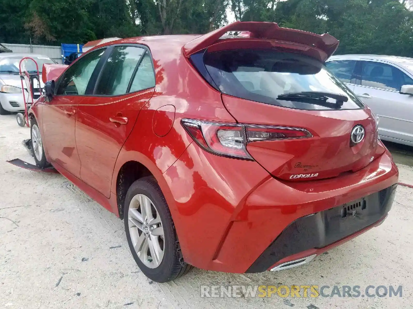 3 Photograph of a damaged car JTNK4RBE9K3031481 TOYOTA COROLLA 2019