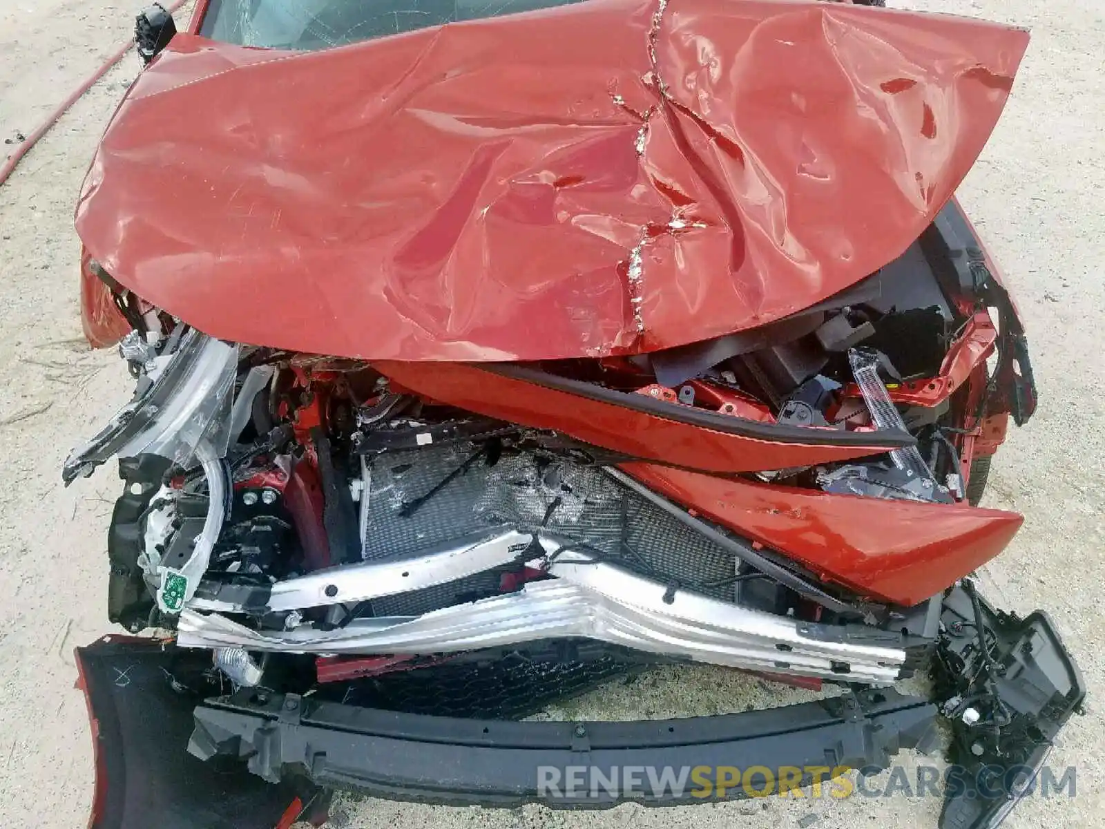 7 Photograph of a damaged car JTNK4RBE9K3031481 TOYOTA COROLLA 2019