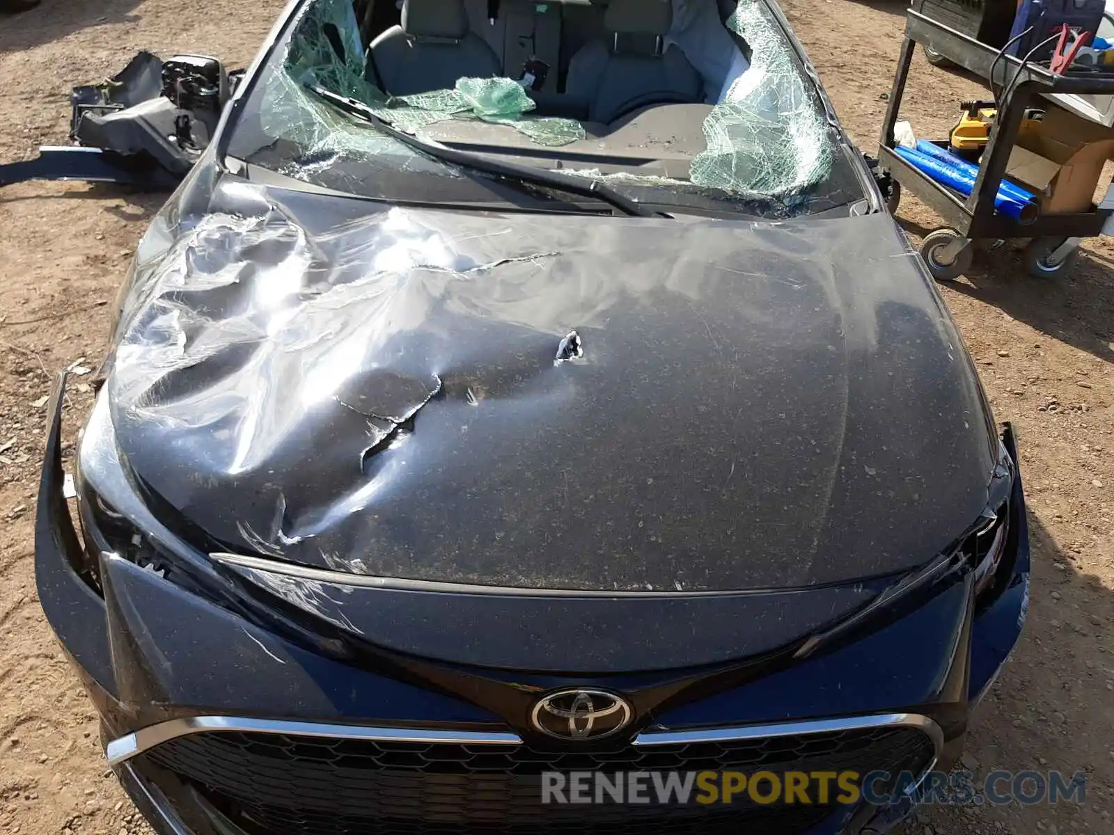 7 Photograph of a damaged car JTNK4RBE9K3033280 TOYOTA COROLLA 2019