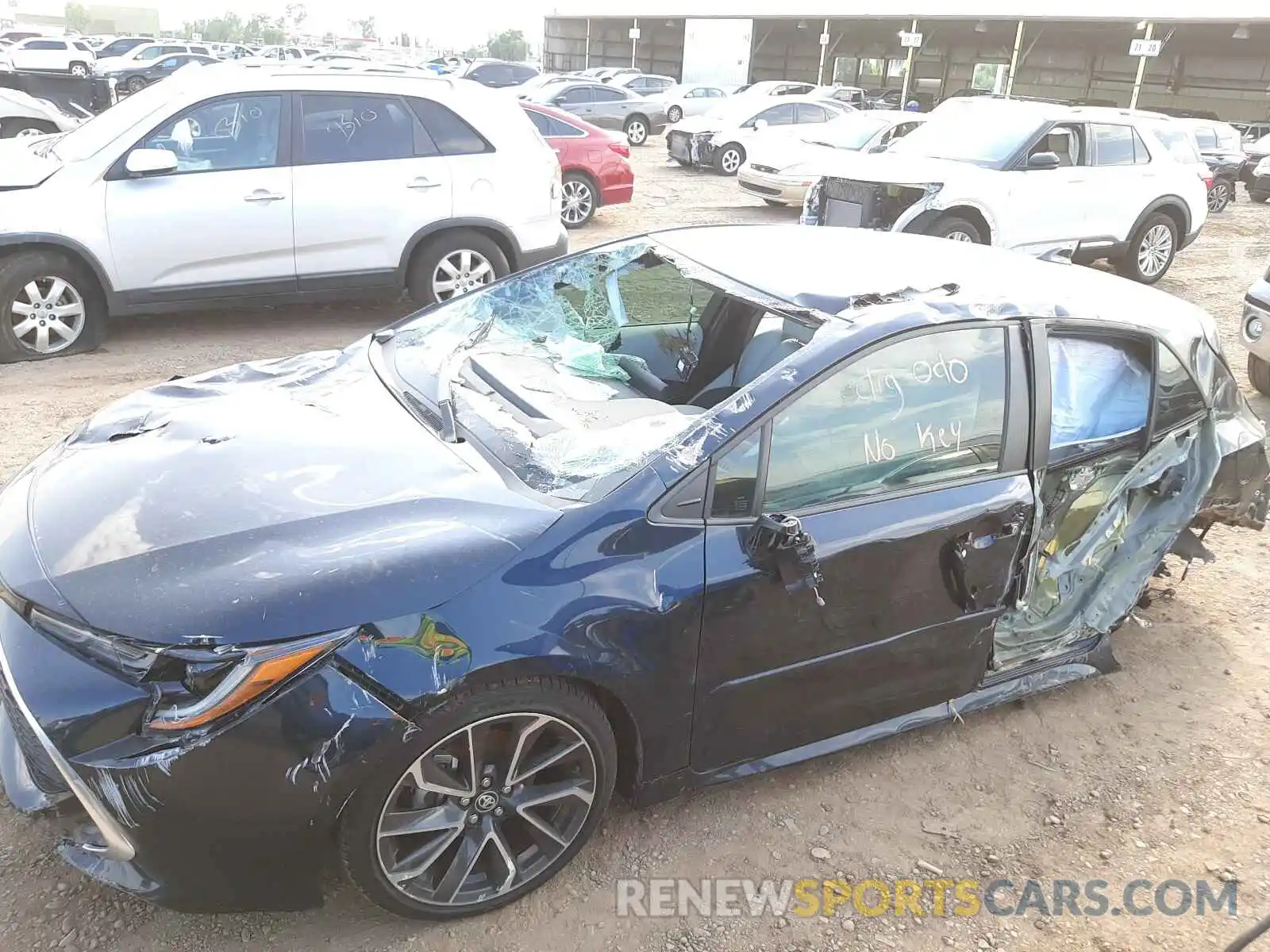 9 Photograph of a damaged car JTNK4RBE9K3033280 TOYOTA COROLLA 2019